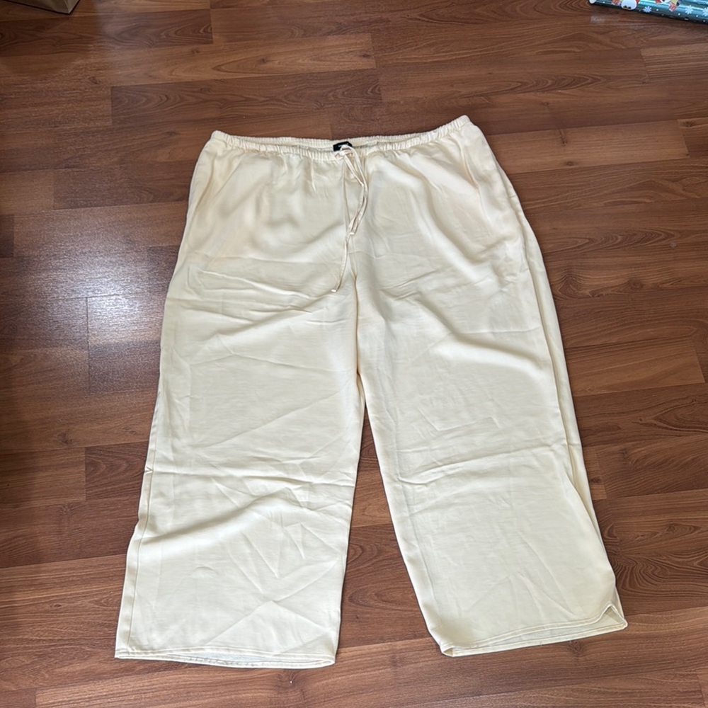 Express Beige Drawstring Trousers - image 1